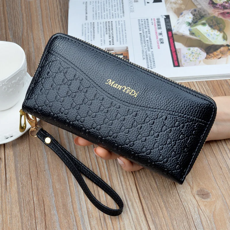 LUCDO Women Long Wallets Clutch Wallet Top Quality Leather Wallets Female Women Double Zipper Purse Coin Purse Ladies Carteira
LUCDO Women Long Wallets Clutch Wallet Top Quality Leather Wallets Female Women Double Zipper Purse Coin Purse Ladies Carteira