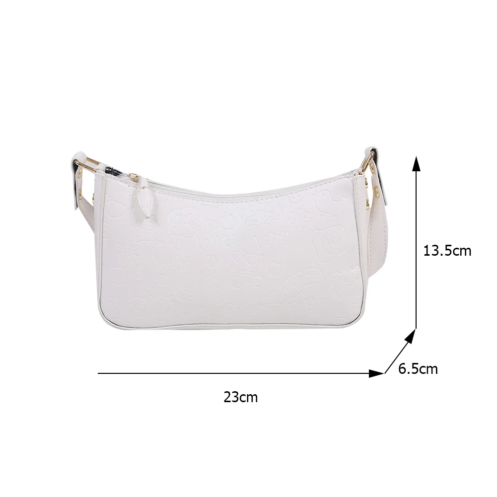 Popular Simple Female Daily Hobos Bag Retro Women PU Leather Shoulder Underarm Bags Designer Cartoon Embossing Handbags Hot Sale
Popular Simple Female Daily Hobos Bag Retro Women PU Leather Shoulder Underarm Bags Designer Cartoon Embossing Handbags Hot Sale