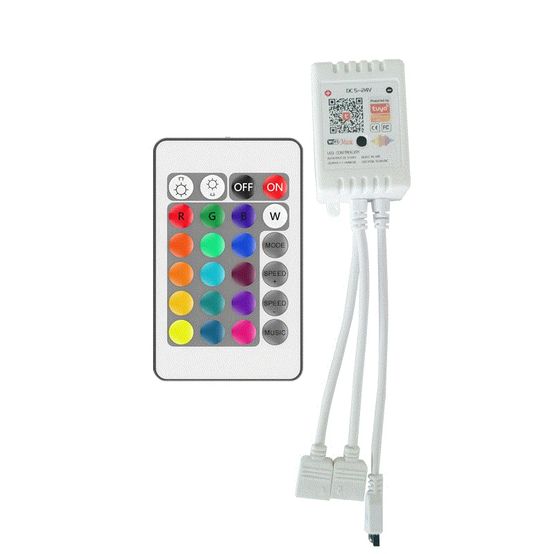 Magic Home DC5V 12V 24V Bluetooth-compatible Wireless WiFi Controller,RGB/RGBW IR RF LED Controller for WS2811 WS2812 Led Strip
Magic Home DC5V 12V 24V Bluetooth-compatible Wireless WiFi Controller,RGB/RGBW IR RF LED Controller for WS2811 WS2812 Led Strip