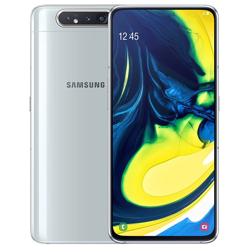 Samsung A80 6 7 &quotSuper AMOLED 1080*2400 Восьмиядерный 3700 мАч Поддержка NFC отпечатков пальцев ID 25