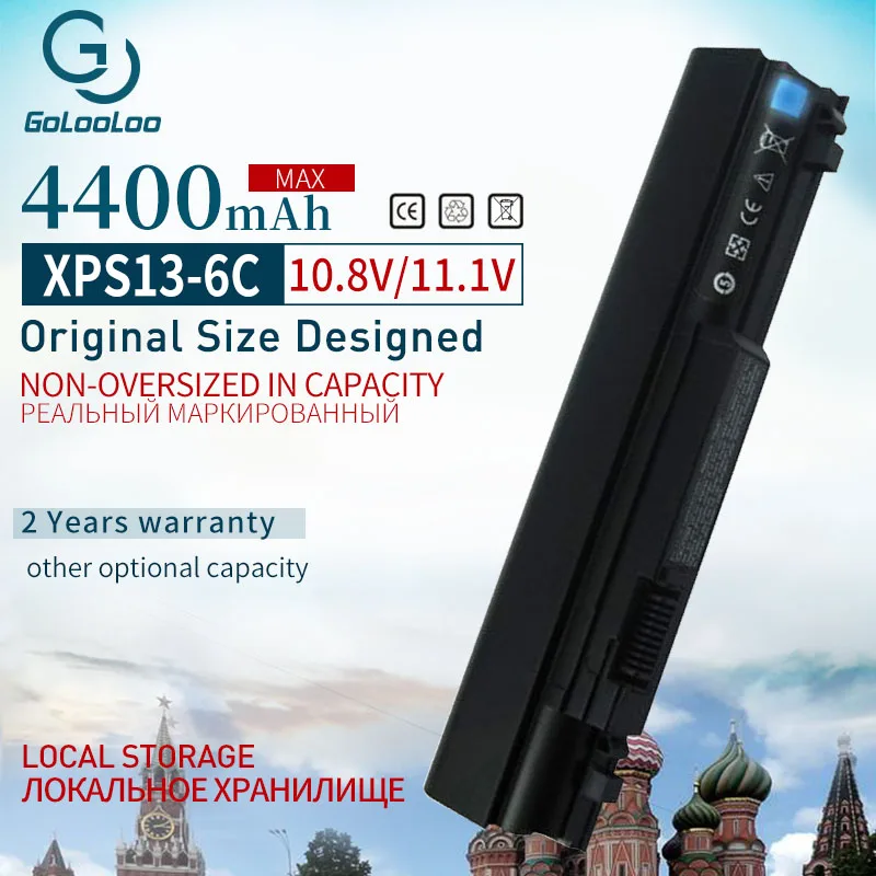 Новый аккумулятор Golooloo 11,1 В 4400 мАч 6 ячеек для dell Studio XPS13 XPS 13 1340 312-0773 P891C T555C
Новый аккумулятор Golooloo 11,1 В 4400 мАч 6 ячеек для dell Studio XPS13 XPS 13 1340 312-0773 P891C T555C