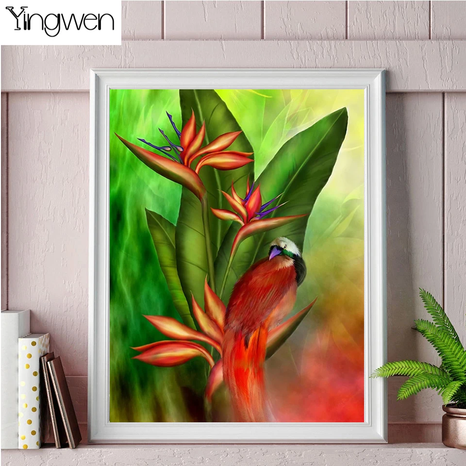 5d DIY Diamond Painting Bird Paradise Flower Cross Stitch Forest Needle Sewing Home Decoration Full Square Diamond Embroidery
5d DIY Diamond Painting Bird Paradise Flower Cross Stitch Forest Needle Sewing Home Decoration Full Square Diamond Embroidery
