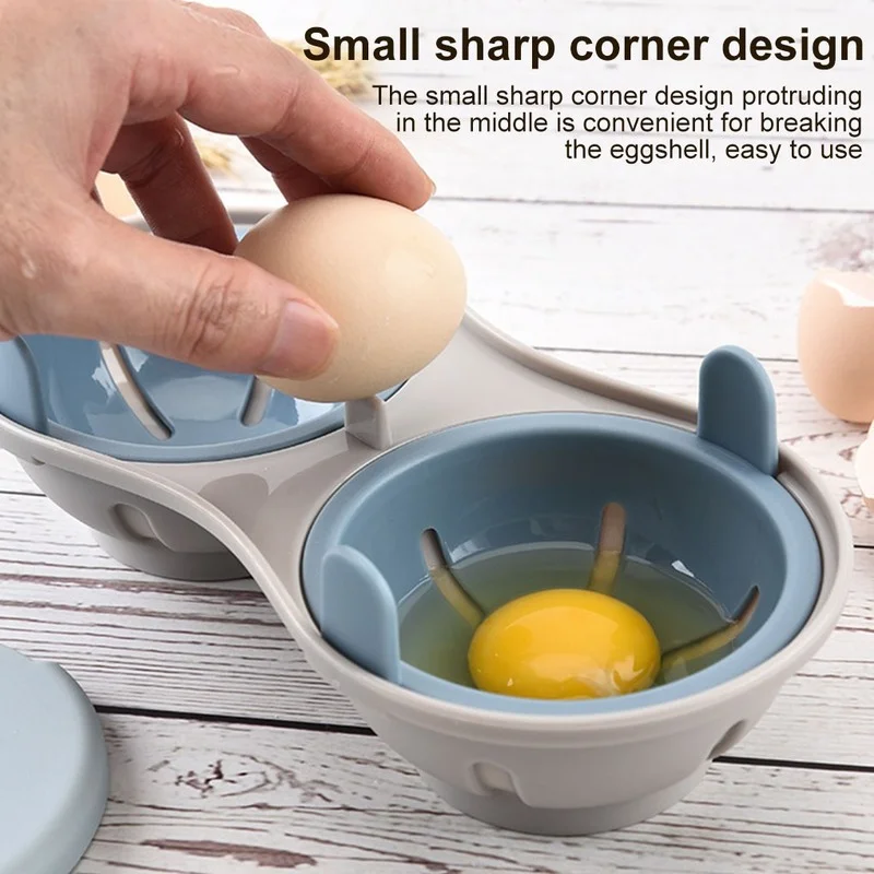 Microwave Double Egg Poacher Maker Poached s Cooker Steamer Kitchen Gadget Dishwasher Heat Resistant
Microwave Double Egg Poacher Maker Poached s Cooker Steamer Kitchen Gadget Dishwasher Heat Resistant