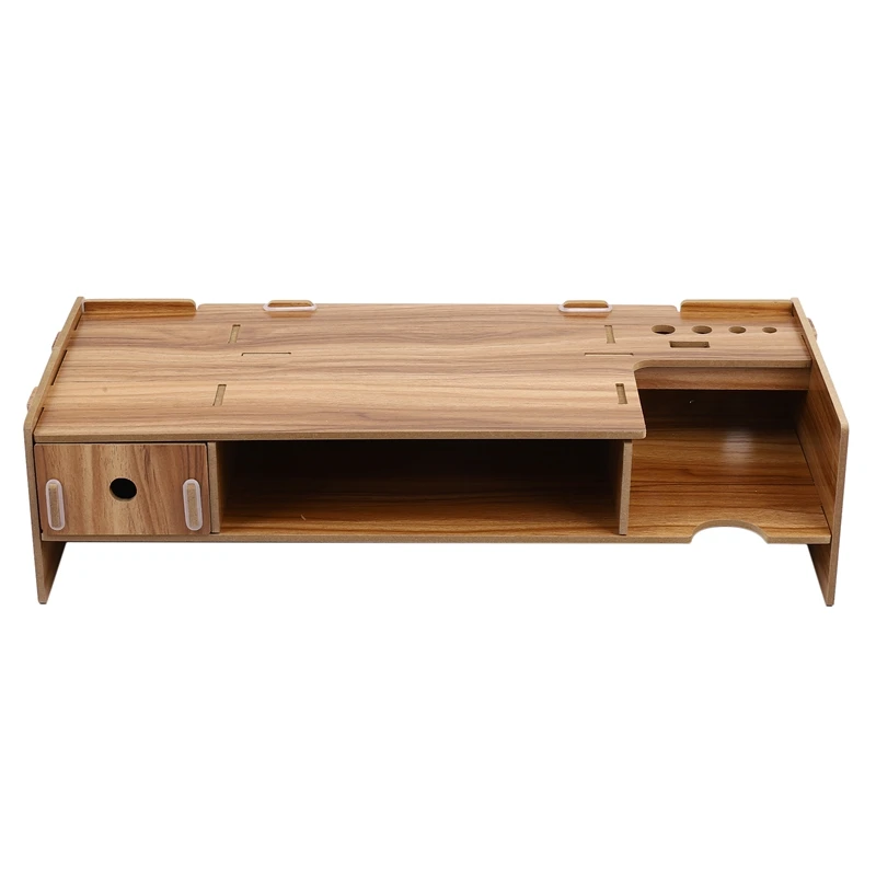 Wooden Monitor Stand Riser Computer Desk Organizer with Keyboard Mouse Storage Slots for Office Supplies School Computer Heighte
Wooden Monitor Stand Riser Computer Desk Organizer with Keyboard Mouse Storage Slots for Office Supplies School Computer Heighte