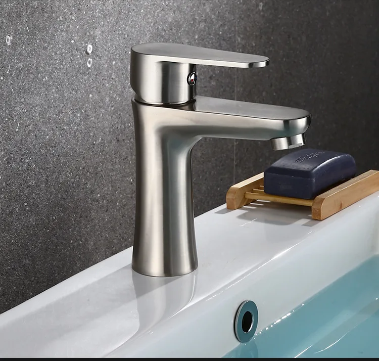 Stainless Steel Faucet Heightened Single Cold Basin Bathroom Hand Wash Basin Hot and Cold Basin Faucet
Stainless Steel Faucet Heightened Single Cold Basin Bathroom Hand Wash Basin Hot and Cold Basin Faucet