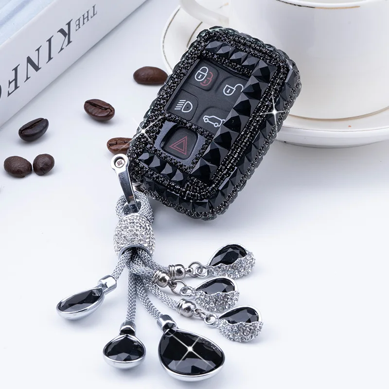 Diamond Crystal Car Key Cover Case For Land Rover Range Rover Sport Evoque Freelander2 For Jaguar XF XJ XJL XE C-X16 Accessories
Diamond Crystal Car Key Cover Case For Land Rover Range Rover Sport Evoque Freelander2 For Jaguar XF XJ XJL XE C-X16 Accessories