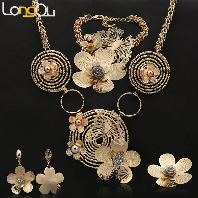 free shipping promotion well quality Stainless steel earrings and necklace summer Dubai hyperbole jewelry set for women wedding
free shipping promotion well quality Stainless steel earrings and necklace summer Dubai hyperbole jewelry set for women wedding
