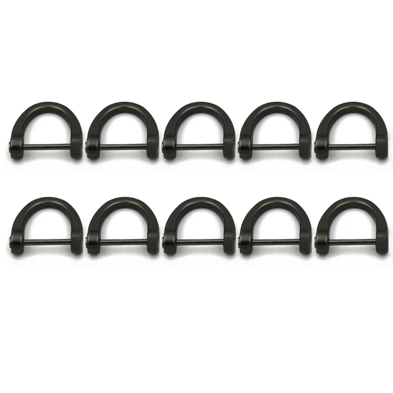 10pcs D-Shaped U Rings Buckle for DIY Craft Purse Replacement Accessories J60D
10pcs D-Shaped U Rings Buckle for DIY Craft Purse Replacement Accessories J60D
