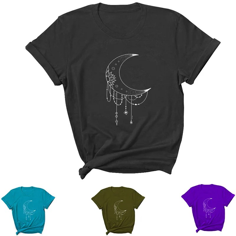 Лунный свет принт Женская футболка с коротким рукавом с О-образным вырезом и Свободная Женская футболка женская футболка Топы, одежда, Camisetas...
Лунный свет принт Женская футболка с коротким рукавом с О-образным вырезом и Свободная Женская футболка женская футболка Топы, одежда, Camisetas...