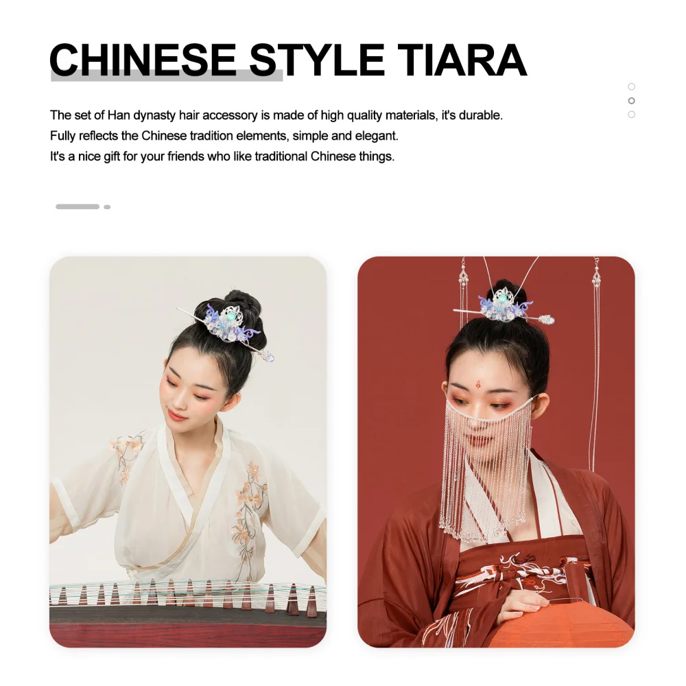 1 Set Chinese Ancient Style Tiara Classic Headwear Han style Hairpin Hair Decor
1 Set Chinese Ancient Style Tiara Classic Headwear Han style Hairpin Hair Decor