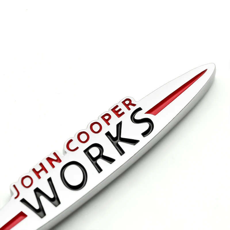 Металлический 3d брелок для ключей с логотипом JOHN COOPER WORKS Стайлинг автомобиля