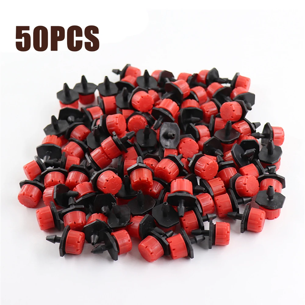 50PCS/100PCS Adjustable Micro Drip Irrigation System Watering Sprinklers Anti-clogging Emitter Dripper Garden Supplies Tool
50PCS/100PCS Adjustable Micro Drip Irrigation System Watering Sprinklers Anti-clogging Emitter Dripper Garden Supplies Tool