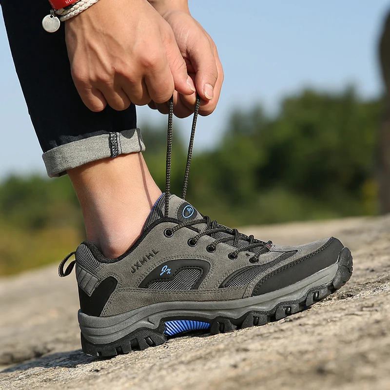 Nine o'clock Autumn Winter Men Hiking Shoes Outdoor Trekking Sneakers Breathable Wear-resisting Male Footwear Stylish Large Size
Nine o'clock Autumn Winter Men Hiking Shoes Outdoor Trekking Sneakers Breathable Wear-resisting Male Footwear Stylish Large Size