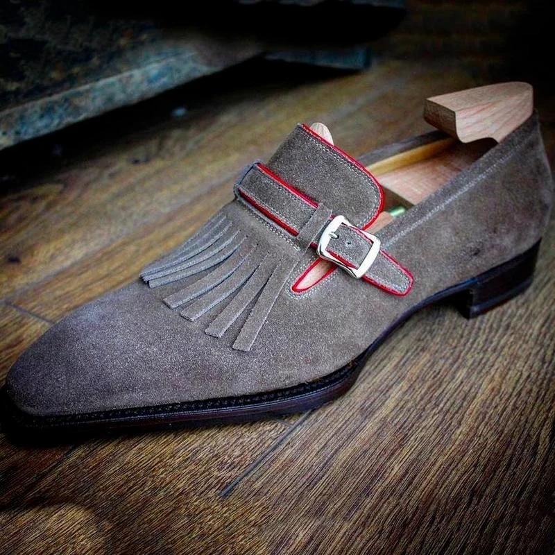 High-end Handmade Imitation Deerskin Tassel Buckle Strap Loafers Fashion Formal Banquet Comfortable Casual Men's Shoes HL051
High-end Handmade Imitation Deerskin Tassel Buckle Strap Loafers Fashion Formal Banquet Comfortable Casual Men's Shoes HL051