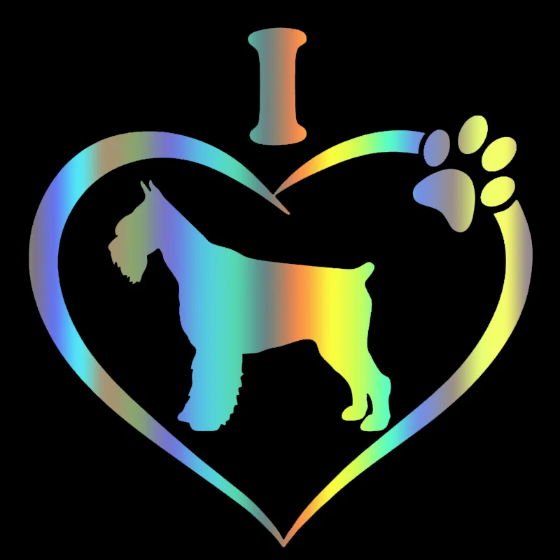 Colors Car Stickers Waterproof Sunscreen Vinyl Decal I Love My Schnauzer Dog Animal Motorcycle Decorative Accessories,15CM*15CM
Colors Car Stickers Waterproof Sunscreen Vinyl Decal I Love My Schnauzer Dog Animal Motorcycle Decorative Accessories,15CM*15CM