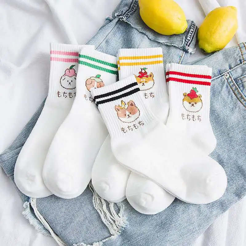 5 Pairs Autumn And Winter Mid-Tube Socks Baseball Breathable Socks Wild Female Cute Student New Comfortable Cotton Ankle Socks
5 Pairs Autumn And Winter Mid-Tube Socks Baseball Breathable Socks Wild Female Cute Student New Comfortable Cotton Ankle Socks