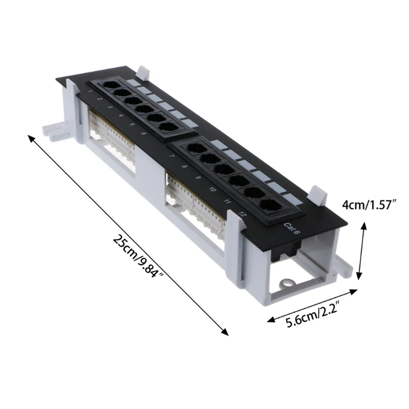Network Tool Kit 12 Port Cat6 Patch Panel Rj45 Networking Wall Mount Rack Mount Bracket
Network Tool Kit 12 Port Cat6 Patch Panel Rj45 Networking Wall Mount Rack Mount Bracket