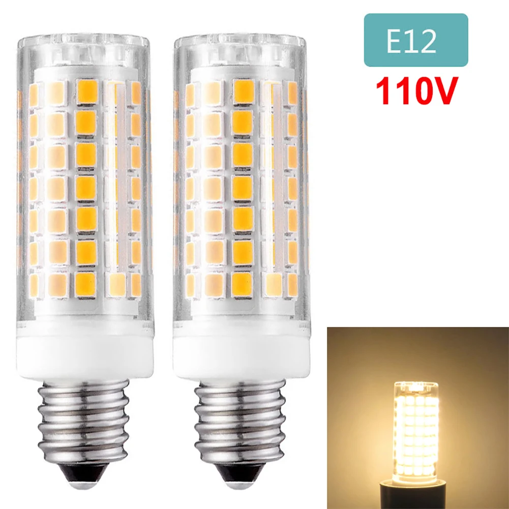 2pcs E12 LED Corn Bulb Lamp 7W 88xSMD2835 500lm Light Ceramics Stove Ceiling Fans Christmas Lighting white/Warm White
2pcs E12 LED Corn Bulb Lamp 7W 88xSMD2835 500lm Light Ceramics Stove Ceiling Fans Christmas Lighting white/Warm White