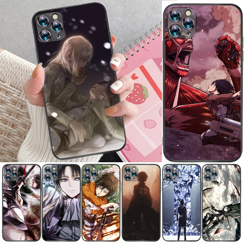 Attack On Titan Armin Arlert Levi Mikasa Ackerman Eren Jager Phone Case For iPhone XR XS Max Funda Carcasa Back Cover Cases
Attack On Titan Armin Arlert Levi Mikasa Ackerman Eren Jager Phone Case For iPhone XR XS Max Funda Carcasa Back Cover Cases