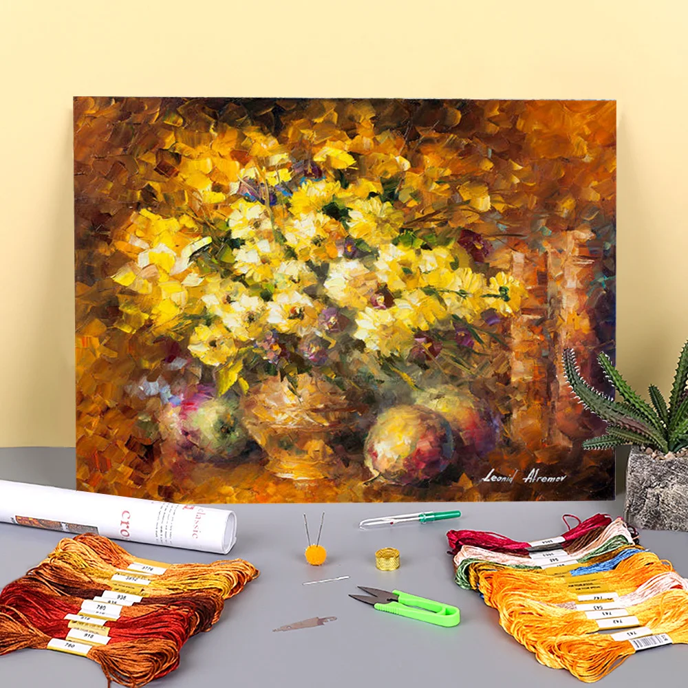 Happy Yellow Mood Printed 11CT Cross-Stitch DIY Embroidery Set DMC Threads Sewing Craft Needlework Handmade Room Decor Stamped
Happy Yellow Mood Printed 11CT Cross-Stitch DIY Embroidery Set DMC Threads Sewing Craft Needlework Handmade Room Decor Stamped
