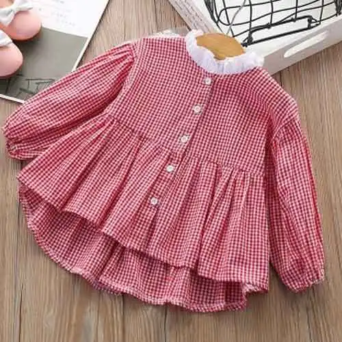Girls Blouse Fashion Korean Plaid Tops 2 3 4 5 6 Years Toddle Baby Long Sleeves Shirts Kids Blouse 2019 Girls School Clothing
Girls Blouse Fashion Korean Plaid Tops 2 3 4 5 6 Years Toddle Baby Long Sleeves Shirts Kids Blouse 2019 Girls School Clothing