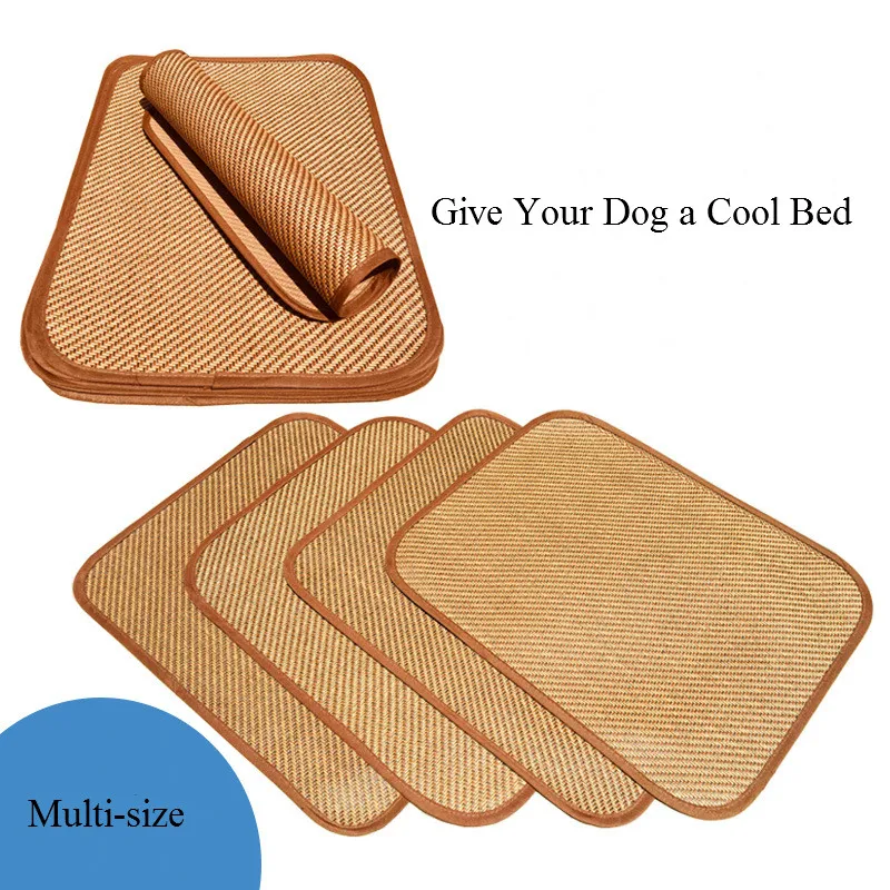 1PC Pet Nest Bamboo Mat Bed Straw Mat Dog Rattan Mat Summer Dog Cool Down Nest Mat Multi-size Environmental protection
1PC Pet Nest Bamboo Mat Bed Straw Mat Dog Rattan Mat Summer Dog Cool Down Nest Mat Multi-size Environmental protection