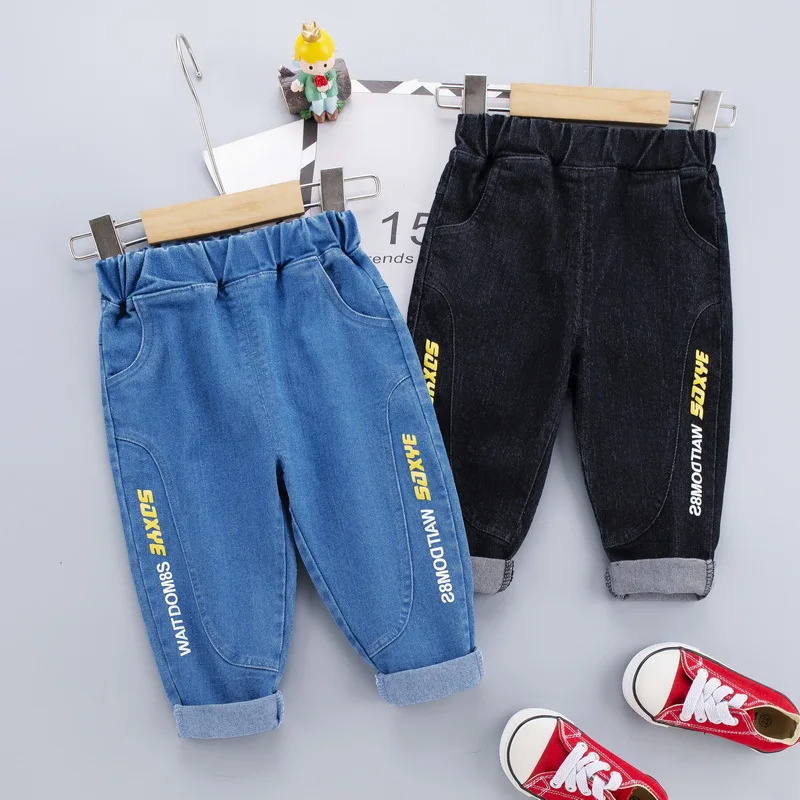 Новинка 2021, свободные штаны для маленьких мальчиков, весенние джинсовые брюки для детей, для девочек, корейский стиль, для малышей, повседне... 
Новинка 2021, свободные штаны для маленьких мальчиков, весенние джинсовые брюки для детей, для девочек, корейский стиль, для малышей, повседне...