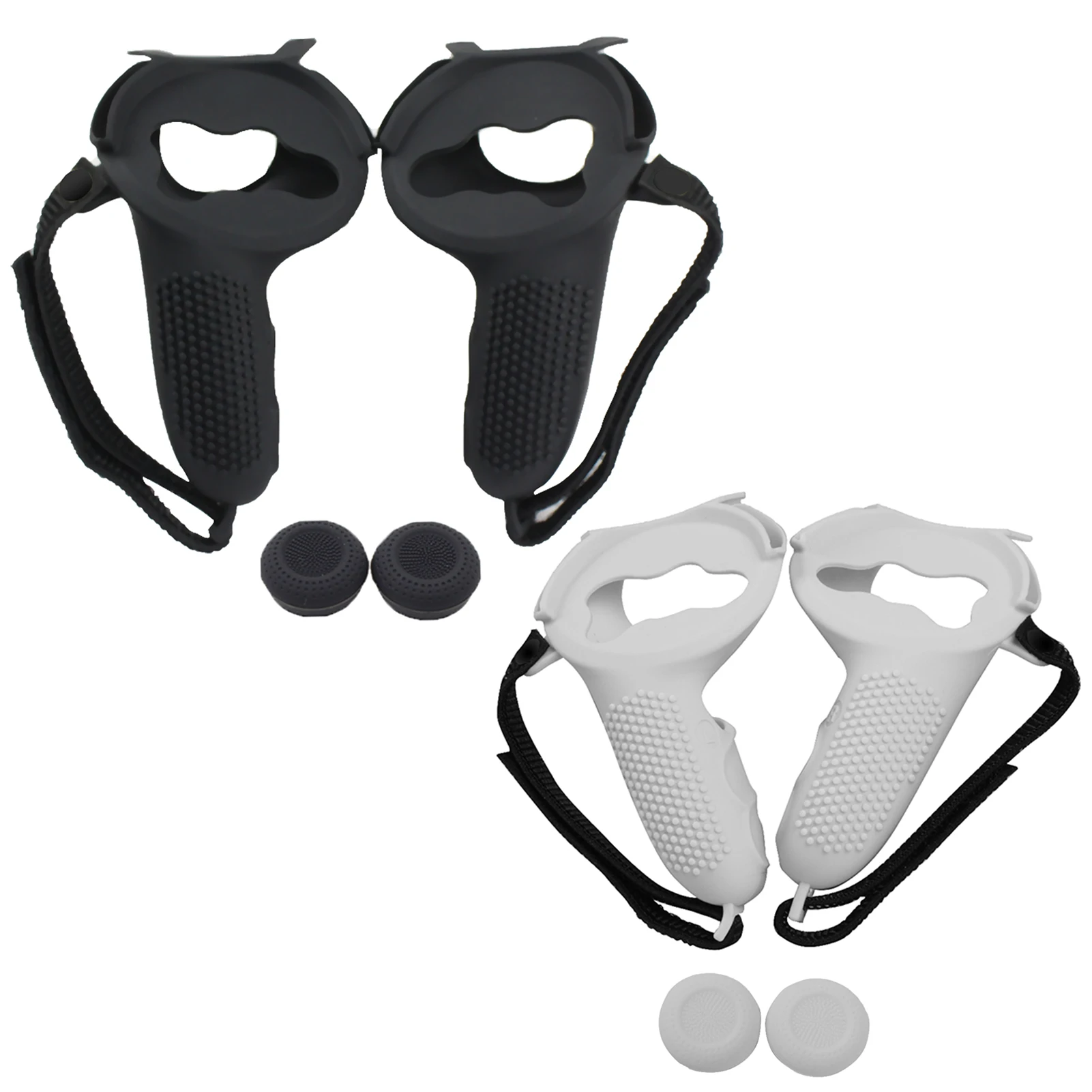 VR Protective Accessories For Oculus Quest 2 Touch Controller Silicone Grip Ring Cover And Adjustable Hand Strap Knuckle Strap
VR Protective Accessories For Oculus Quest 2 Touch Controller Silicone Grip Ring Cover And Adjustable Hand Strap Knuckle Strap