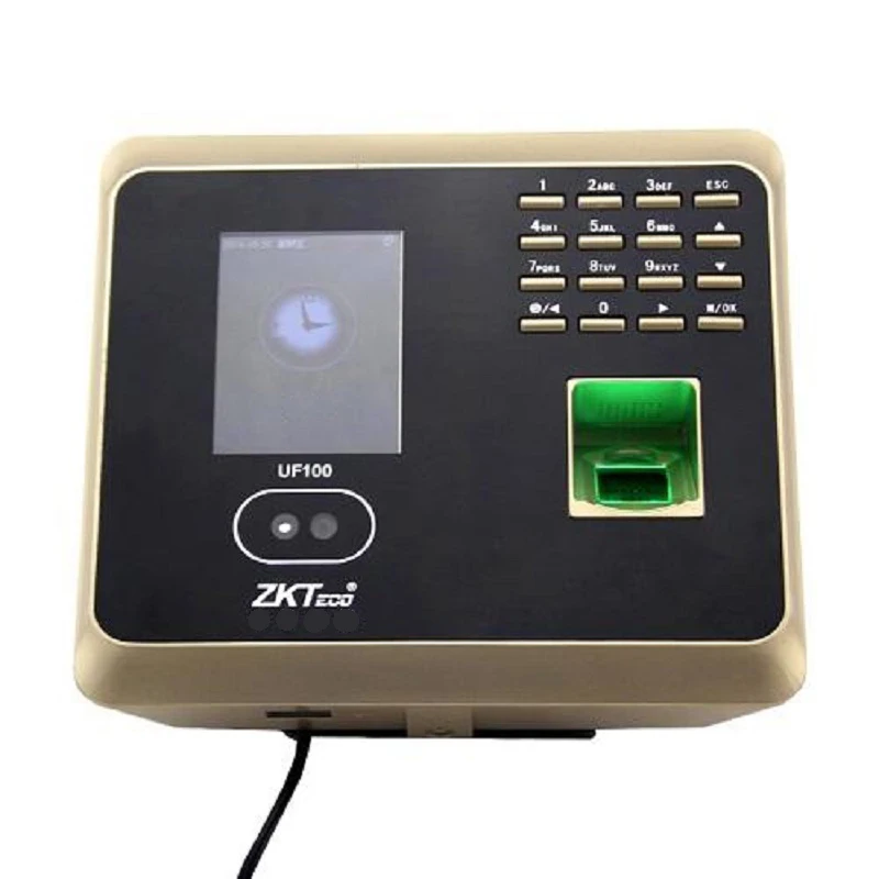 

ZK UF100Plus Face Facial Fingerprint Identification Time Attendance Terminal Face Recognition WIFI TCP/IP with Color Camera