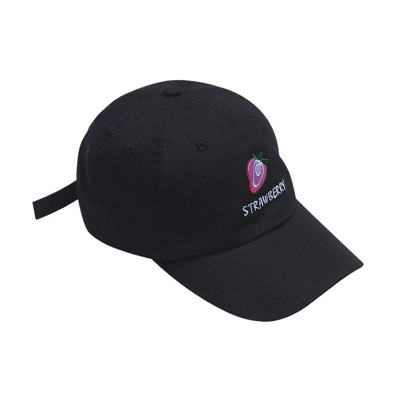 Hat girl strawberry embroidered cap soft top baseball cap sunscreen hat sun hat spring and summer
Hat girl strawberry embroidered cap soft top baseball cap sunscreen hat sun hat spring and summer