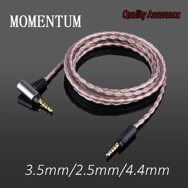 For MOMENTUM 1/2/3 generation cable 100% high purity single crystal copper headset upgrade balance cable 4.4mm 2.5mm 3.5mm
For MOMENTUM 1/2/3 generation cable 100% high purity single crystal copper headset upgrade balance cable 4.4mm 2.5mm 3.5mm