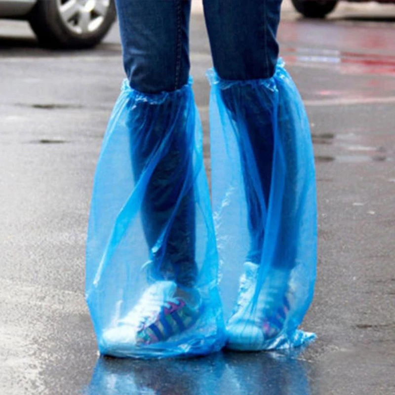 Набор для ухода за обувью в дождливый день одноразовые бахилы пластиковые