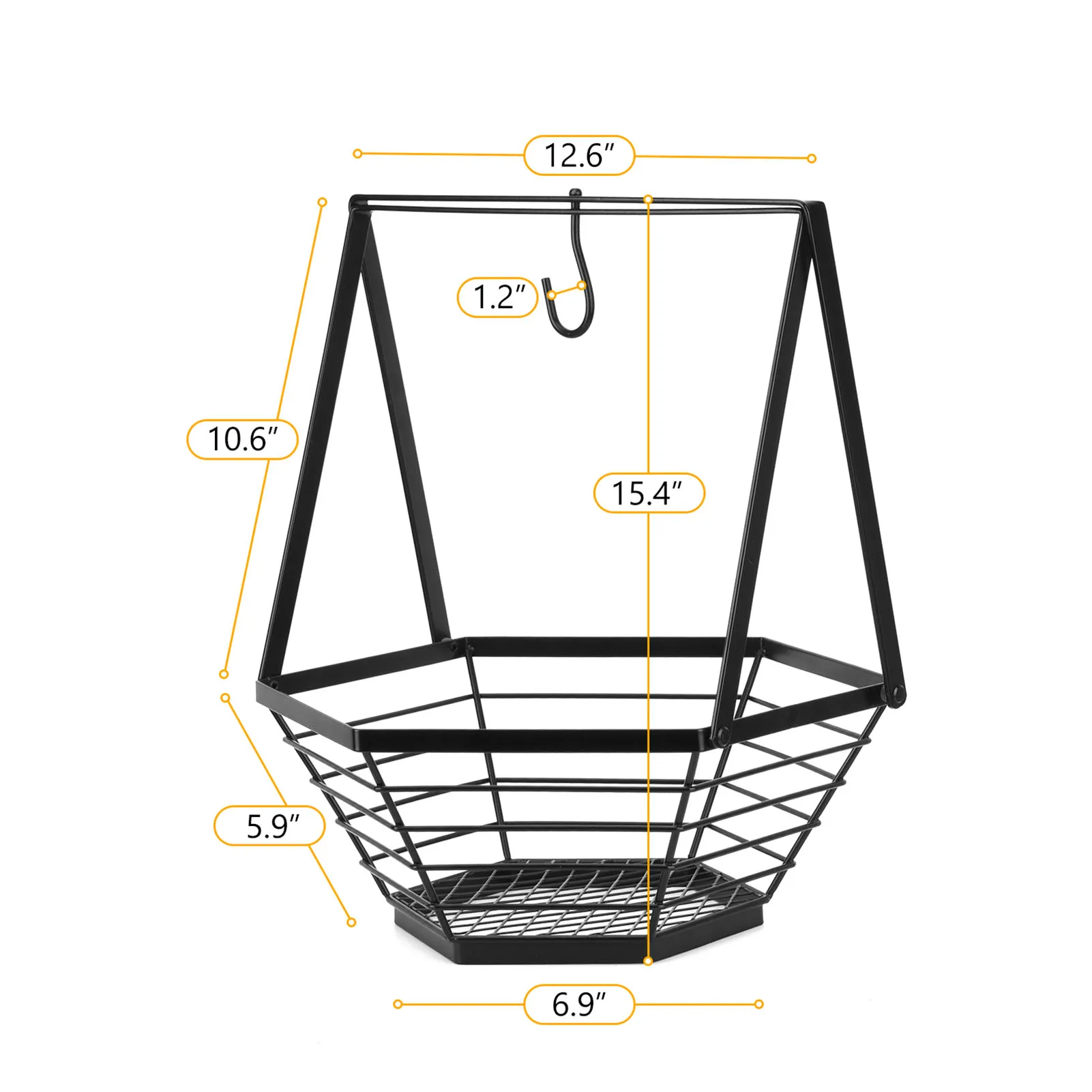 Fruit Basket With Banana Hook Metal Detachable Kitchen Storage Bowl Holder Durable Countertop Fruit Bowl Storage Basket Bracket
Fruit Basket With Banana Hook Metal Detachable Kitchen Storage Bowl Holder Durable Countertop Fruit Bowl Storage Basket Bracket