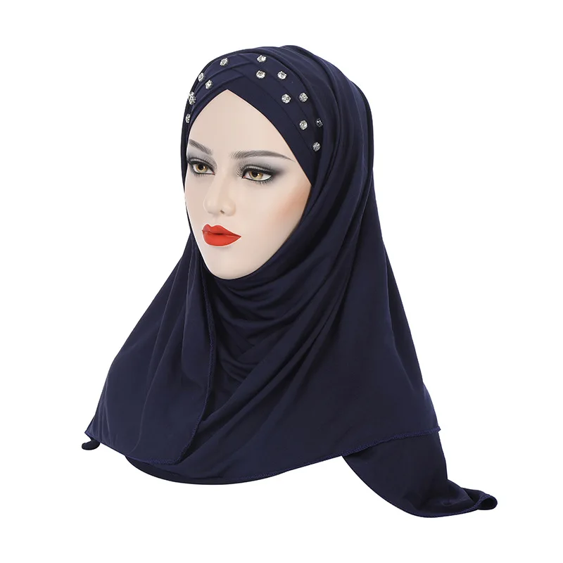 2022 Turbans For Women Scarf Hat Pure Color Forehead Cross Drill Turban Scarf hats Ladies Winter Women's hat Fast Free Shipping 
2022 Turbans For Women Scarf Hat Pure Color Forehead Cross Drill Turban Scarf hats Ladies Winter Women's hat Fast Free Shipping