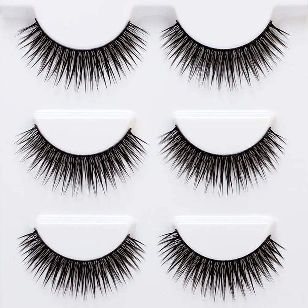 Natural False Eyelashes Eye 3 Pairs 3D Makeup Long Makeup Cross Thick Lashes Dramatic Volume Fake Lashes Eyelash Extension
Natural False Eyelashes Eye 3 Pairs 3D Makeup Long Makeup Cross Thick Lashes Dramatic Volume Fake Lashes Eyelash Extension