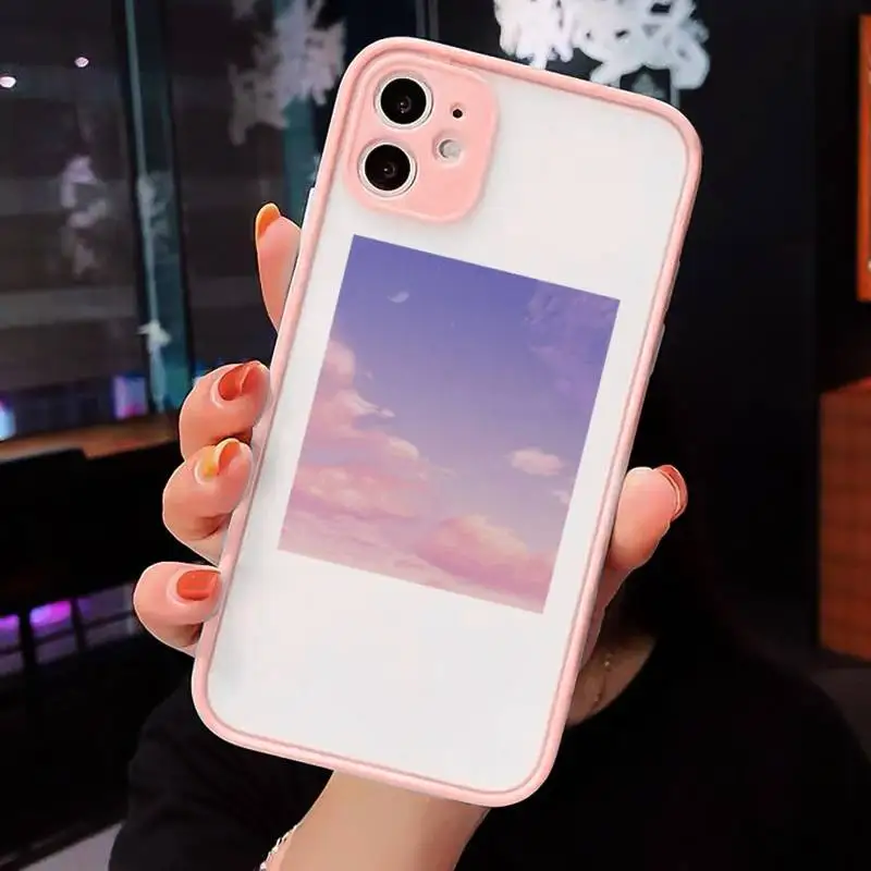Sweet sky pink Cloud Great printing Phone Case Matte Transparent for iPhone 7 8 11 12 s mini pro X XS XR MAX Plus cover funda
Sweet sky pink Cloud Great printing Phone Case Matte Transparent for iPhone 7 8 11 12 s mini pro X XS XR MAX Plus cover funda