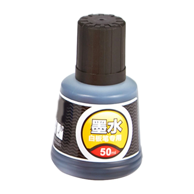 1PC 50ml Refill Ink Erasable Whiteboard Marker Pen Inks Black Red Blue Instantly Dry Office Supplies
1PC 50ml Refill Ink Erasable Whiteboard Marker Pen Inks Black Red Blue Instantly Dry Office Supplies