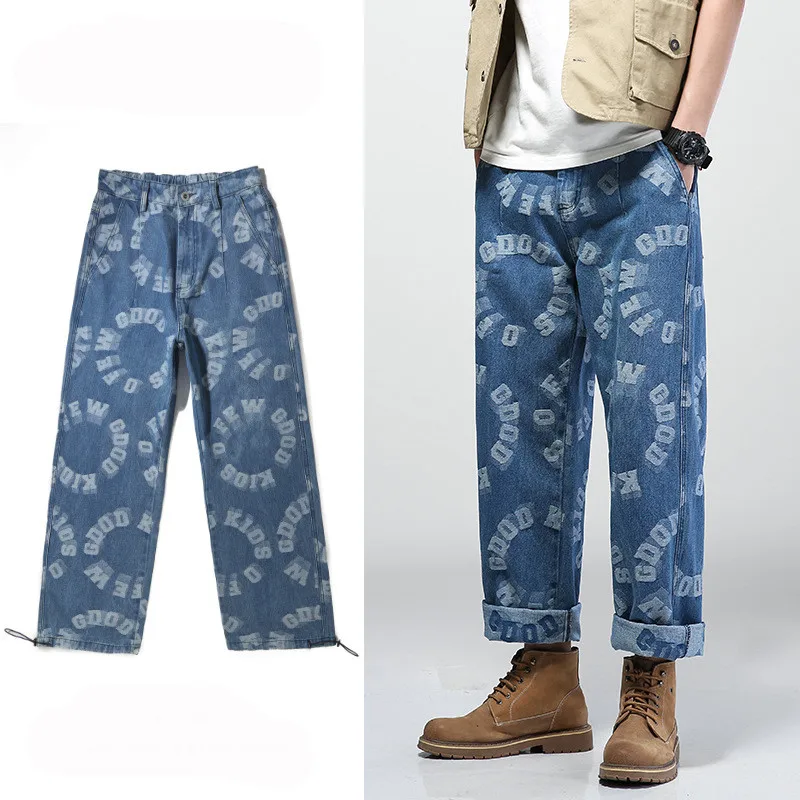 MORUANCLE Men's Fashion Hi Street Printed Hip Hop Jeans Loose Fit Baggy Denim Trousers For Male Plus Big Size M-5XL
MORUANCLE Men's Fashion Hi Street Printed Hip Hop Jeans Loose Fit Baggy Denim Trousers For Male Plus Big Size M-5XL