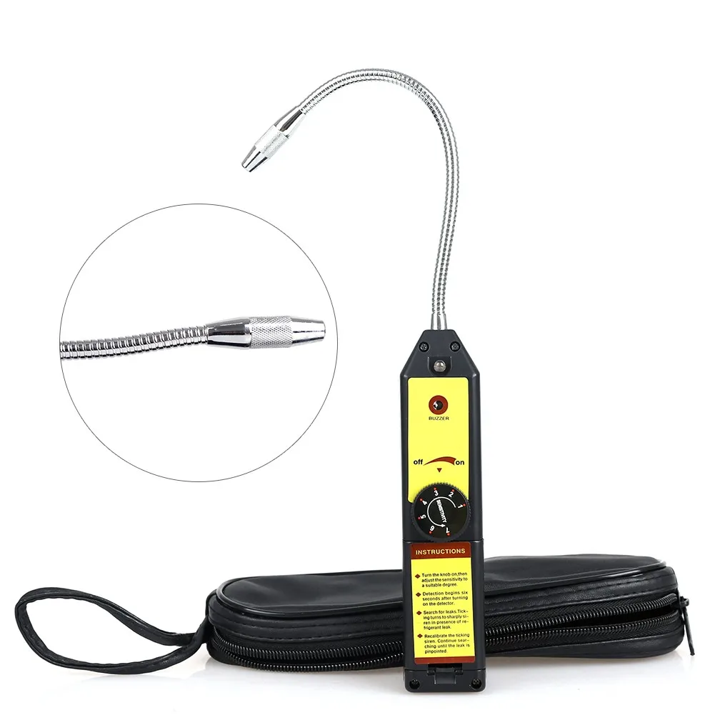 WJL-6000S Home Portable Refrigerant Halogen Leak Detector With Storage Box 6V DC HFC CFC R410A Corona Leak Detector Alarm Tester
WJL-6000S Home Portable Refrigerant Halogen Leak Detector With Storage Box 6V DC HFC CFC R410A Corona Leak Detector Alarm Tester