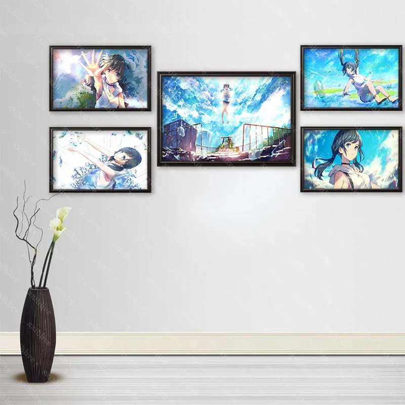 Custom Japanese Anime Weathering With You Posters Art Silk Canvas Poster Bar Room Decoration Painting Home Decor 30x45cm,40x60cm
Custom Japanese Anime Weathering With You Posters Art Silk Canvas Poster Bar Room Decoration Painting Home Decor 30x45cm,40x60cm