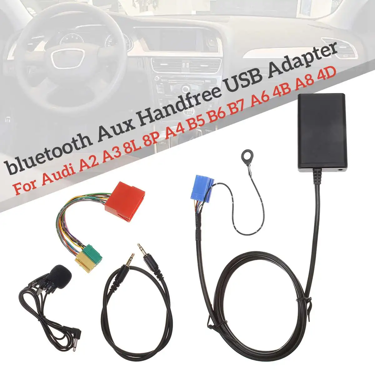 Новый автомобиль bluetooth Aux Handfree USB адаптер Музыка Аудио Aux кабель для Audi A3 8L 8P A4 B5-B7 A6 4B A8 4D
Новый автомобиль bluetooth Aux Handfree USB адаптер Музыка Аудио Aux кабель для Audi A3 8L 8P A4 B5-B7 A6 4B A8 4D