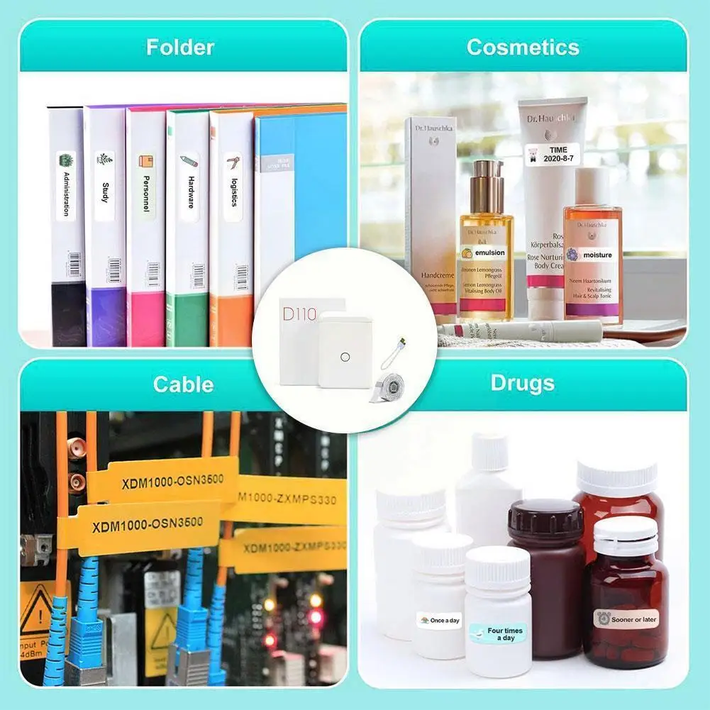 D110 Mini Portable Wireless Bluetooth Thermal Label Roll Qr 1 Printer Paper Home Printer Code Printer Logo Office Sticker W S1v3
D110 Mini Portable Wireless Bluetooth Thermal Label Roll Qr 1 Printer Paper Home Printer Code Printer Logo Office Sticker W S1v3
