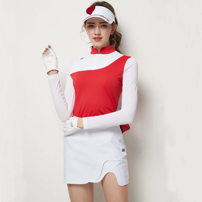 BLKTEE Женская Солнцезащитная рубашка для гольфа ледяная шелковая футболка с длинным рукавом на молнии с воротником-стойкой комбинированный ...
BLKTEE Женская Солнцезащитная рубашка для гольфа ледяная шелковая футболка с длинным рукавом на молнии с воротником-стойкой комбинированный ...