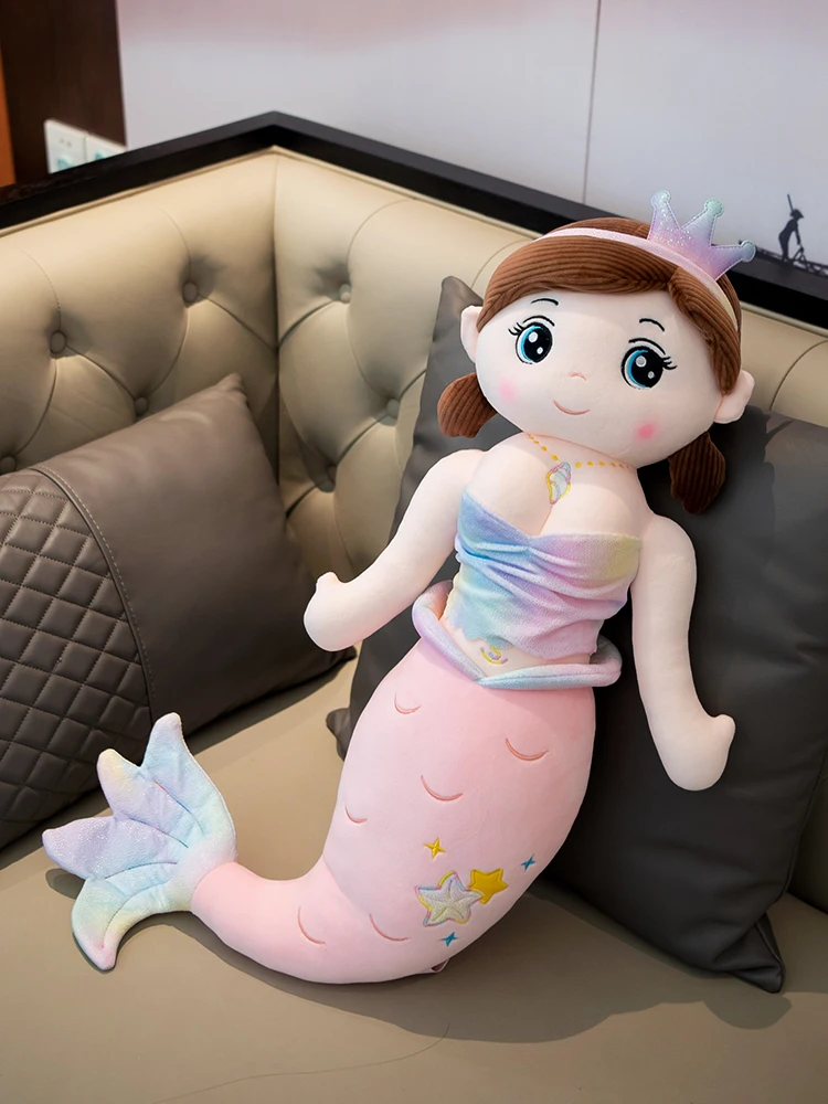 60-130cm Mermaid Princess Plush Toy Big Size Hug Pillow Cartoon Lovely Mermaid Plushies Stuffed Cushion Gift For Child Girl Pink
60-130cm Mermaid Princess Plush Toy Big Size Hug Pillow Cartoon Lovely Mermaid Plushies Stuffed Cushion Gift For Child Girl Pink