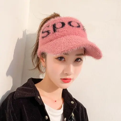 New Winter Wool Sun Visor Cap Autumn Topless Hat Sun Hat Sport Embroidery Hat Casqueete Gorros
New Winter Wool Sun Visor Cap Autumn Topless Hat Sun Hat Sport Embroidery Hat Casqueete Gorros