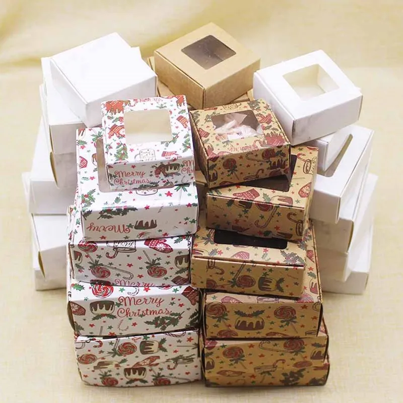 10pcs Kraft Paper Candy Box Merry Christmas Print Box Gifts Box With Window Marbling Style Package Box Home Wedding Party Decor
10pcs Kraft Paper Candy Box Merry Christmas Print Box Gifts Box With Window Marbling Style Package Box Home Wedding Party Decor