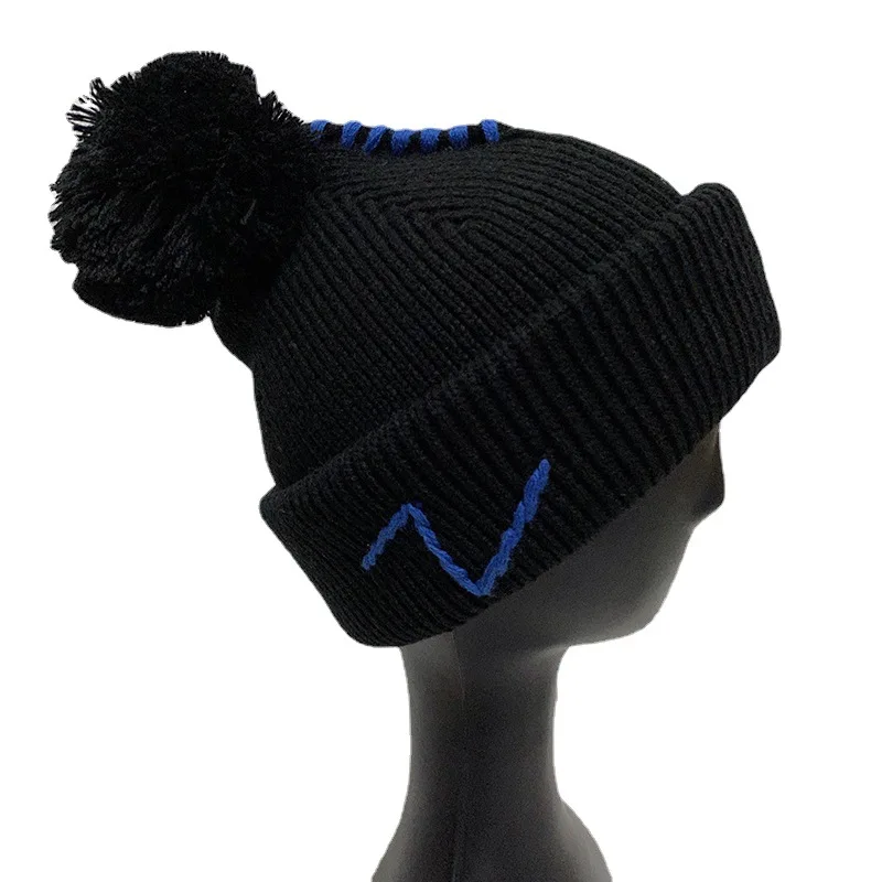 Handmade Crocheted Woolen Hat Women's Autumn and Winter Wool Ball Knitted Hat Warm Ear Protection Cap
Handmade Crocheted Woolen Hat Women's Autumn and Winter Wool Ball Knitted Hat Warm Ear Protection Cap