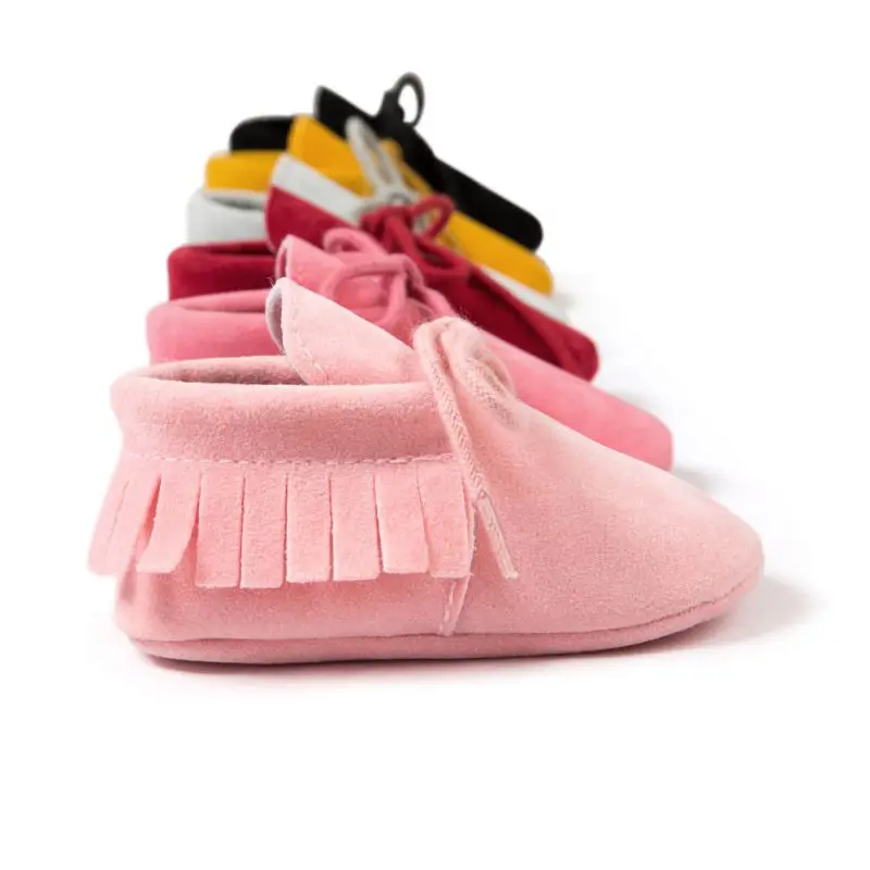 Newborn Baby Shoes Boy Girl First Walkers PU Suede Leather Fringe Soft Soled Crib Shoes
Newborn Baby Shoes Boy Girl First Walkers PU Suede Leather Fringe Soft Soled Crib Shoes