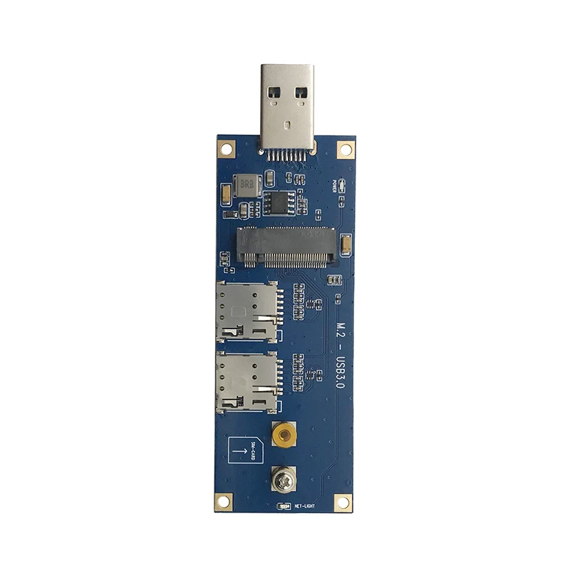 M.2 Key board NGFF to USB 3.0 Adapter Double SIM card For 4G 5G module Quectel RM500Q-GL RM500Q-AE RM510Q-GL RM502Q SIM8200EA
M.2 Key board NGFF to USB 3.0 Adapter Double SIM card For 4G 5G module Quectel RM500Q-GL RM500Q-AE RM510Q-GL RM502Q SIM8200EA
