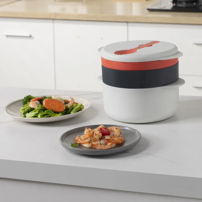 Пароварка для микроволновки, контейнер для овощей, пароварка 4-в-1, рисоварка, нагрев, многослойный Пароварка для риса
Пароварка для микроволновки, контейнер для овощей, пароварка 4-в-1, рисоварка, нагрев, многослойный Пароварка для риса